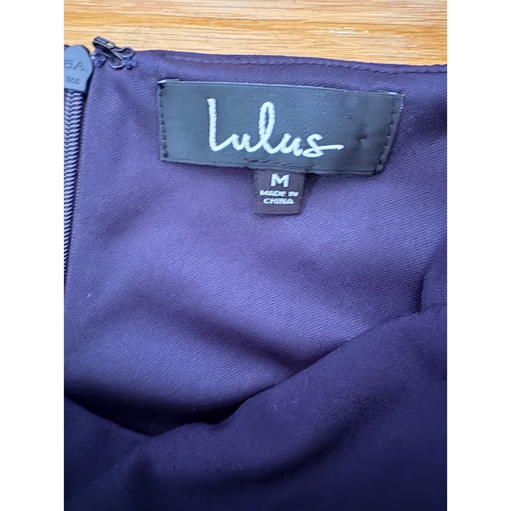 NWT Lulus Midi Slip Dress Such A Charmer Navy Blue Cutout High Slit Bodycon M - Picture 7 of 12